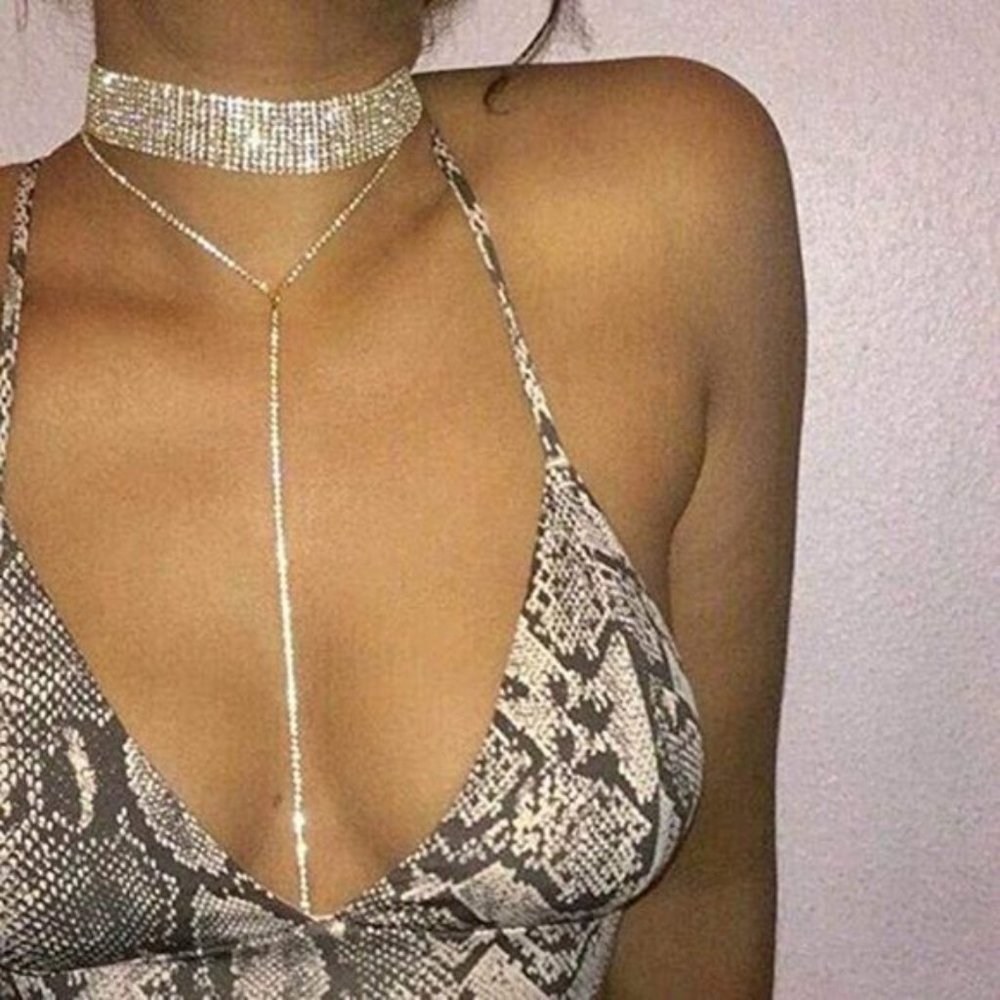Crystal Necklaces Chain